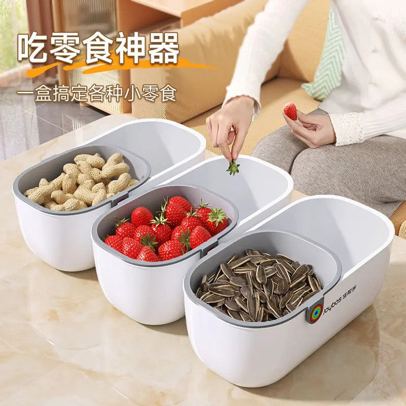 Multifunction Snack Organizer Bowl – Perfect for Nuts & Seeds