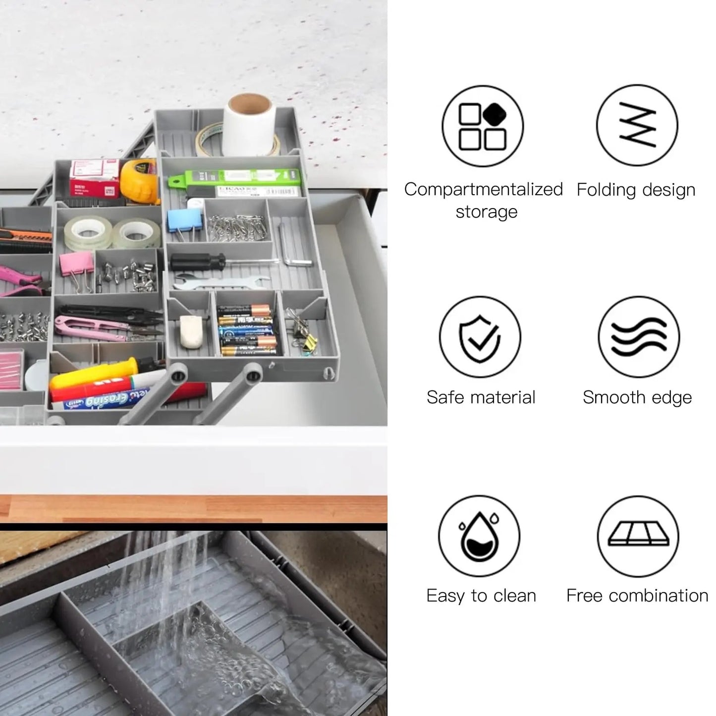 3 Tier Collapsible Jewellery Organizer
