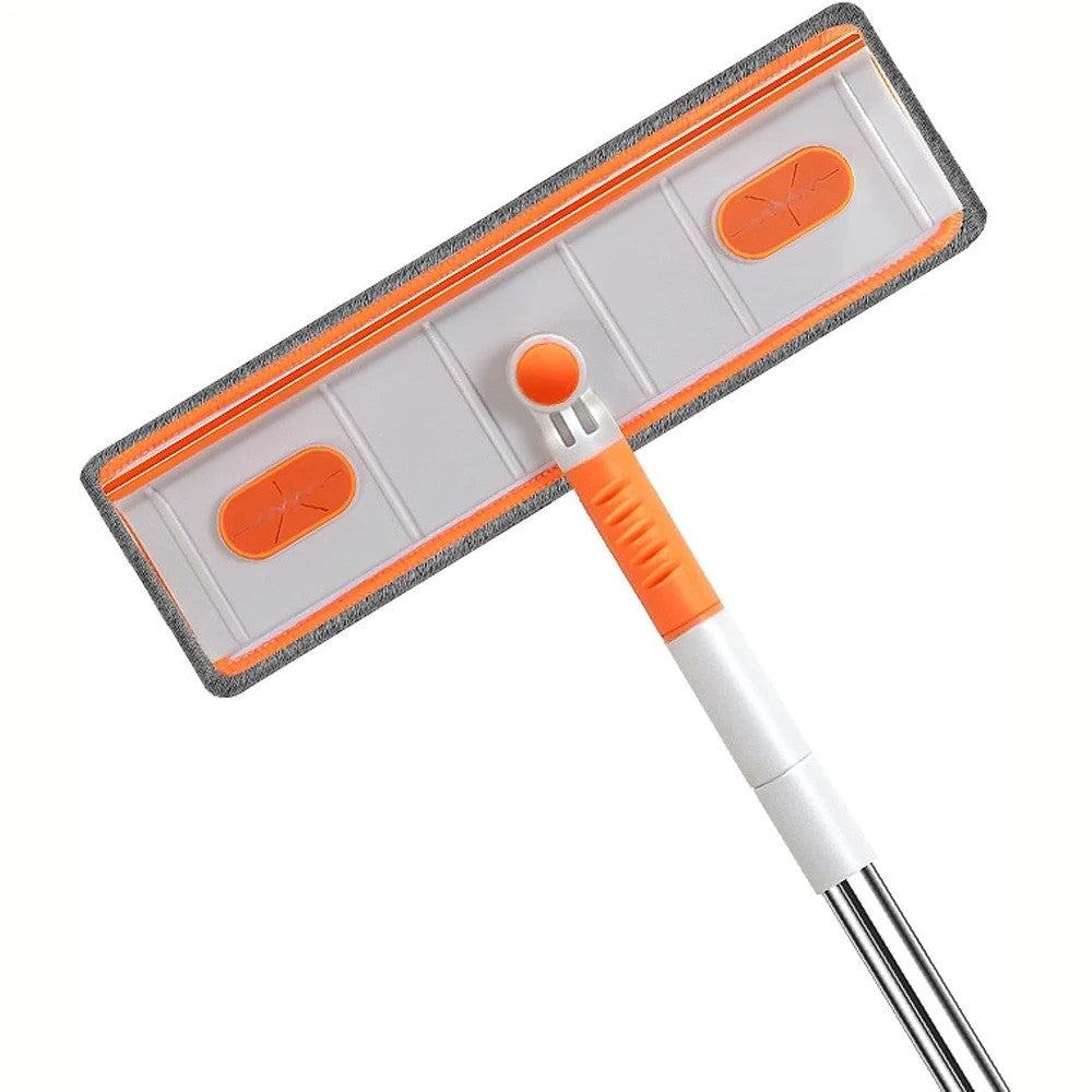 2in1 Window Squeegee Cleaner with Extension Pole,Telescopic Window Washing Equipment 180°Adjustable Head, Glass Cleaning Tools