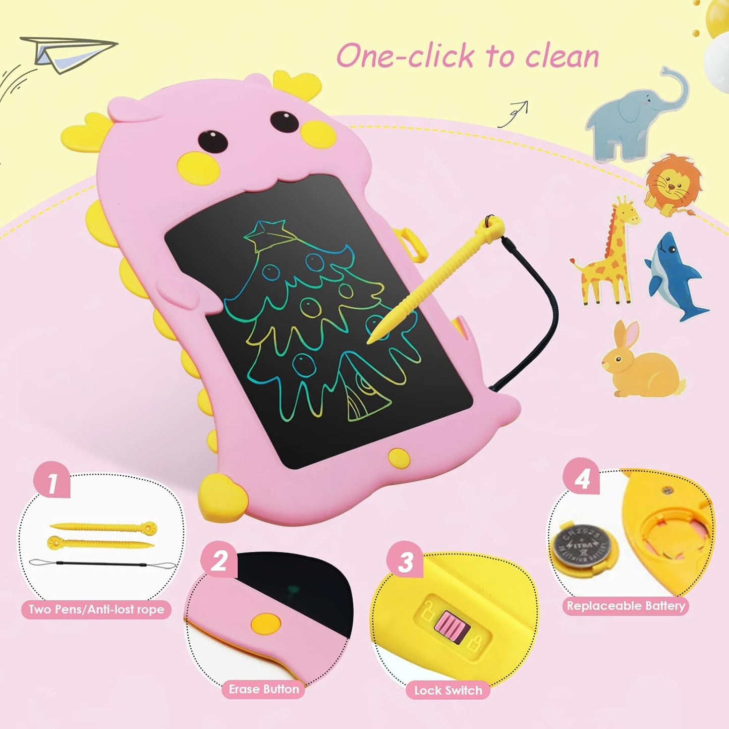 Buy LCD Writing Tablet for Kids in Pakistan – Digital Drawing Pad | Cheena.pk