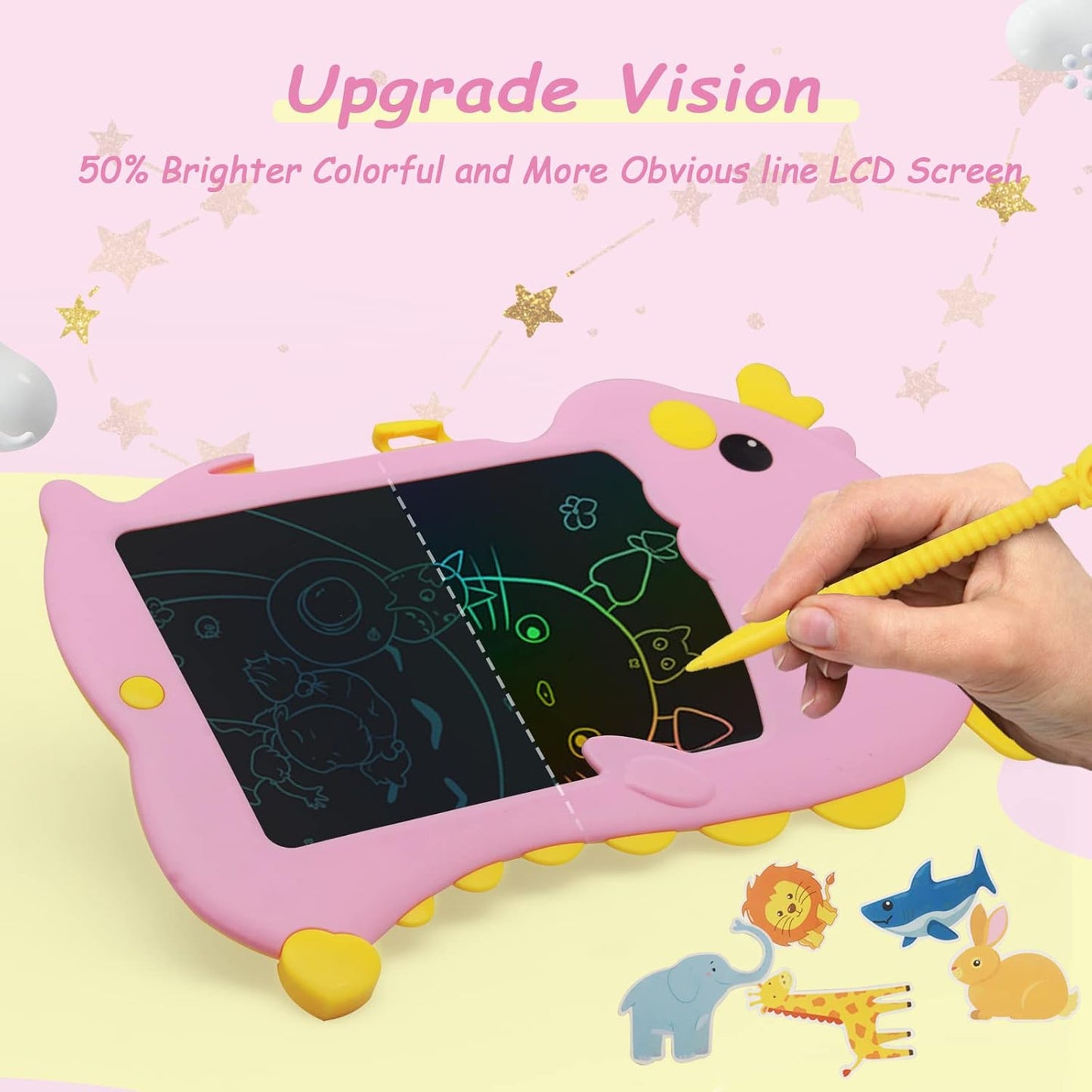 LCD Writing Tablet for Kids in Pakistan – Reusable Doodle Pad | Cheena.pk
