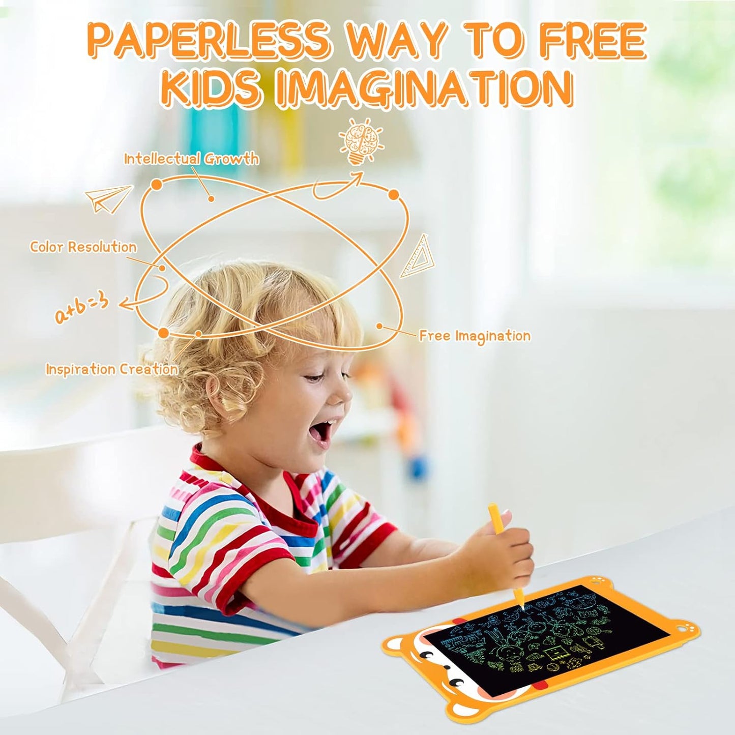 Buy LCD Writing Tablet for Kids in Pakistan – Digital Drawing Pad | Cheena.pk