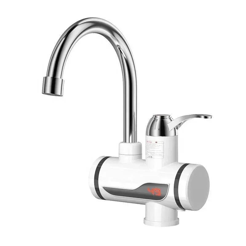 Electric Hot Cold Mixer Tap 3000W Instant Heating Faucet 360 Degree Rotation Hot Water Faucet Digital Kitchen Bathroom Supplies