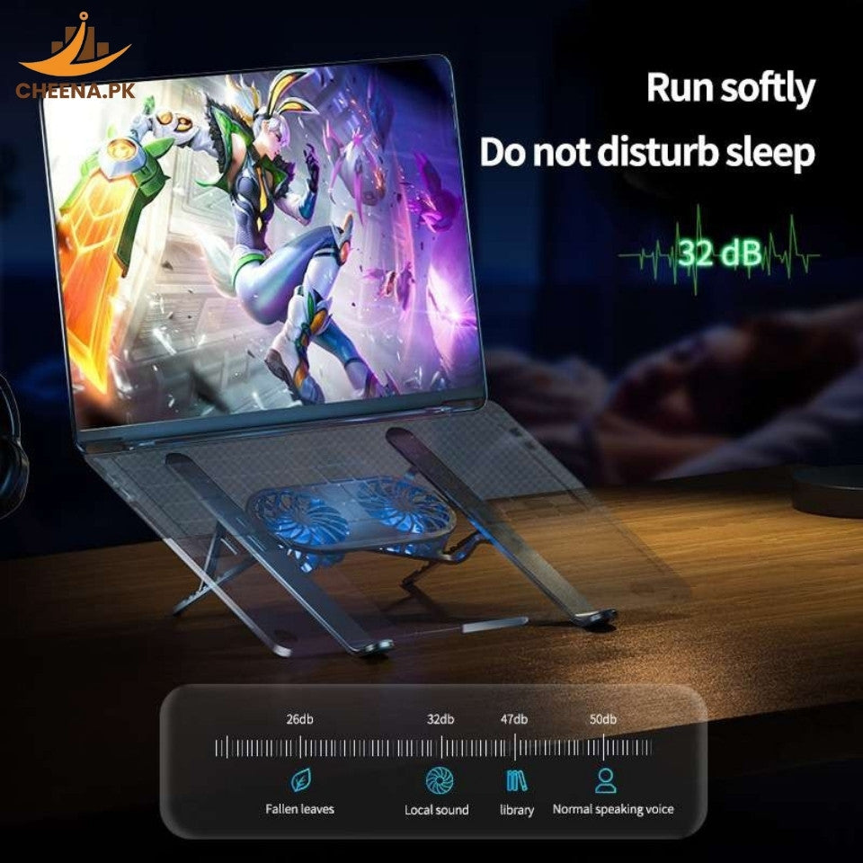 Premium laptop cooling stand + FREE Gaming Mat (Large size)