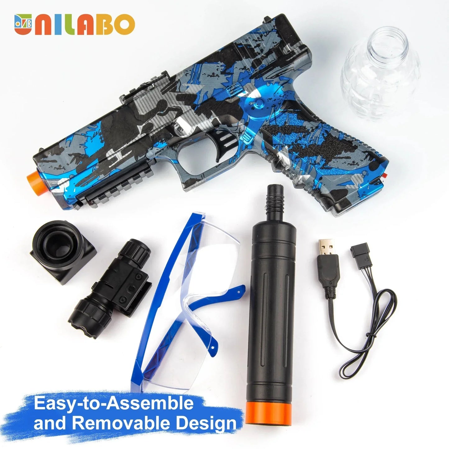 New Electric Blaster Gun Toy, High Precision Shooting, Party Game - Halloween Thanksgiving Christmas Gift