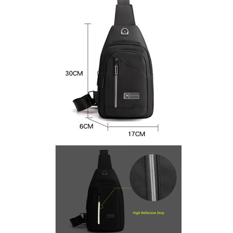 anti theft chest bag travel bag passport case mini crossbody bags for men mountain sports shoulder bag boy keys Mobile phone bag