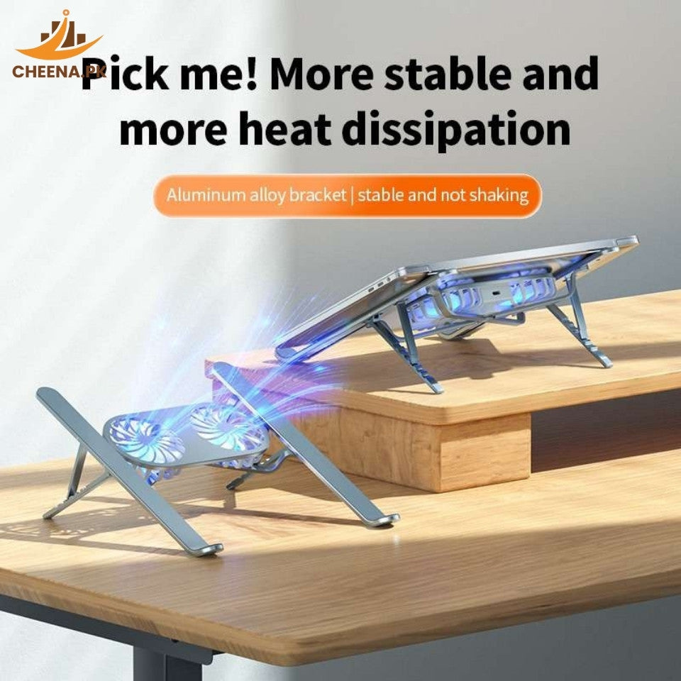 Premium laptop cooling stand + FREE Gaming Mat (Large size)