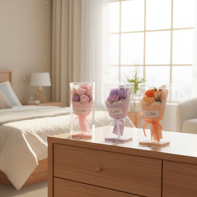 Flower Packing Box Transparent PVC DIY Flower Bouquet Gift Boxes Packaging Baby Shower Birthday Wedding Decoration