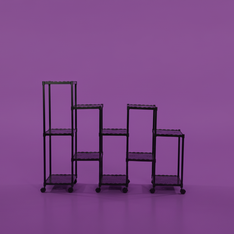 “Plants Organizer Trolley – Multi-Tier Indoor & Outdoor Plant Storage Cart”