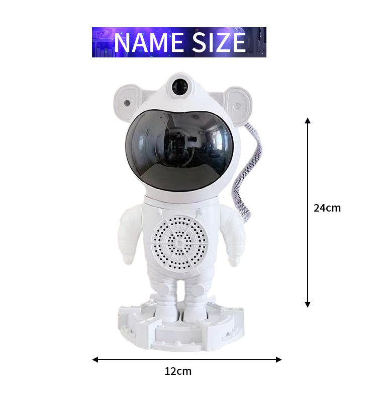 Night Light Laser Ambiance Lamp Bluetooth Speaker Astronaut Nebula Projector