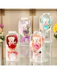 “Mini Gift Bouquet with Teddy Bear – Cute Romantic Present”