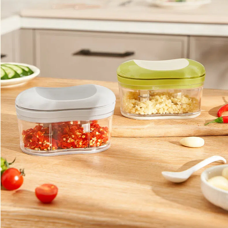 "Manual Vegetable Chopper & Food Processor - Multi Blade Cutter for Kitchen | cheena.pk"