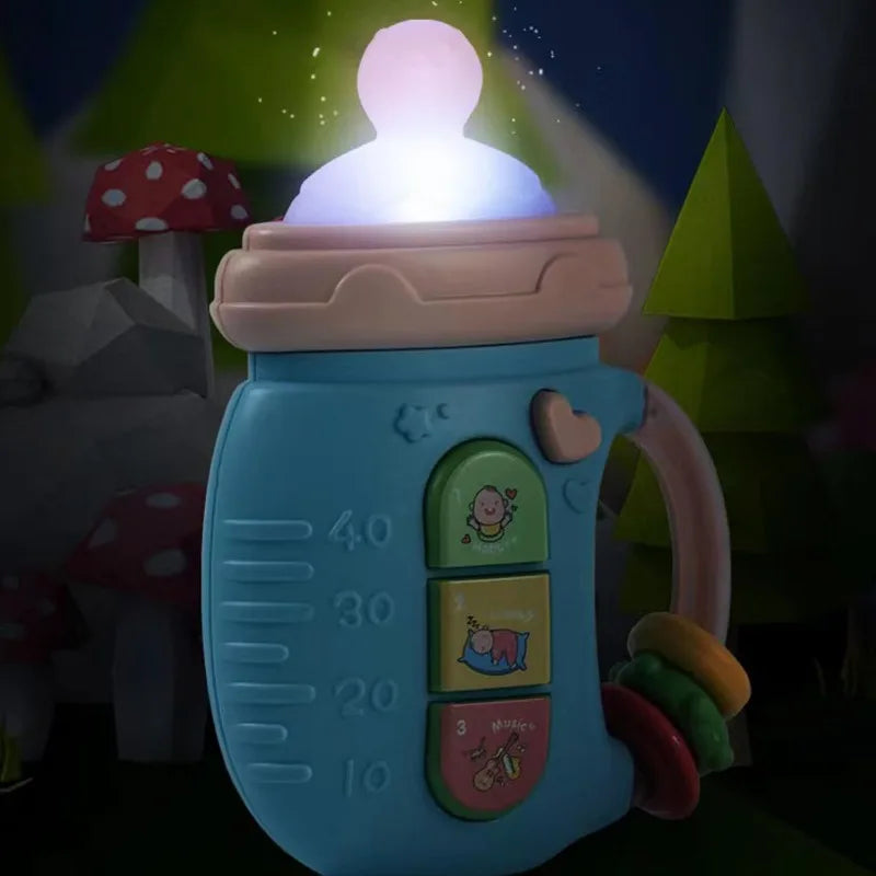 Cute Baby Bottle with Portable Diaper Changing Pad