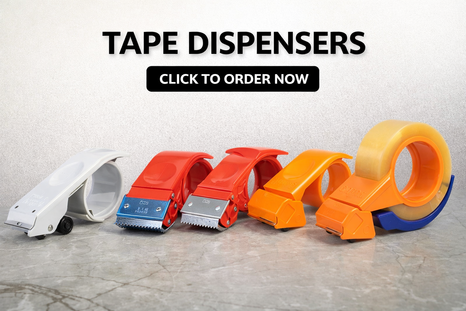 Heavy Duty Tape Dispensers Collection – Handheld & Packing Tape Cutters for Home, Office & Warehouse in Pakistan