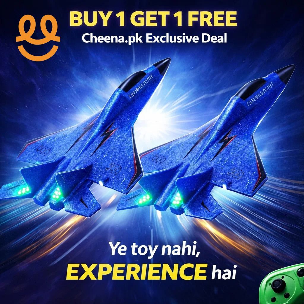 BUY 1 GET 1 FREE Glider RC Aeroplane P320 Fixed Wing Fighter Aircraft Hand Throwing Foam only at cheena.pk
