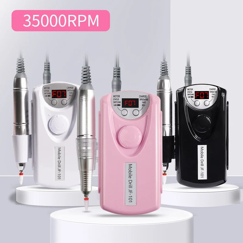 Electric Nail Drill Machine - Gel Motor Sander Polisher Grinder File Limer Toenail Professional Manicure Pedicure Machine