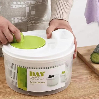 Vegetable Dehydrator Greens Washer Dryer Drainer Crisper Strainer Vegetables Salad Spinner Lettuce Leaf for Washing Drying Leafy