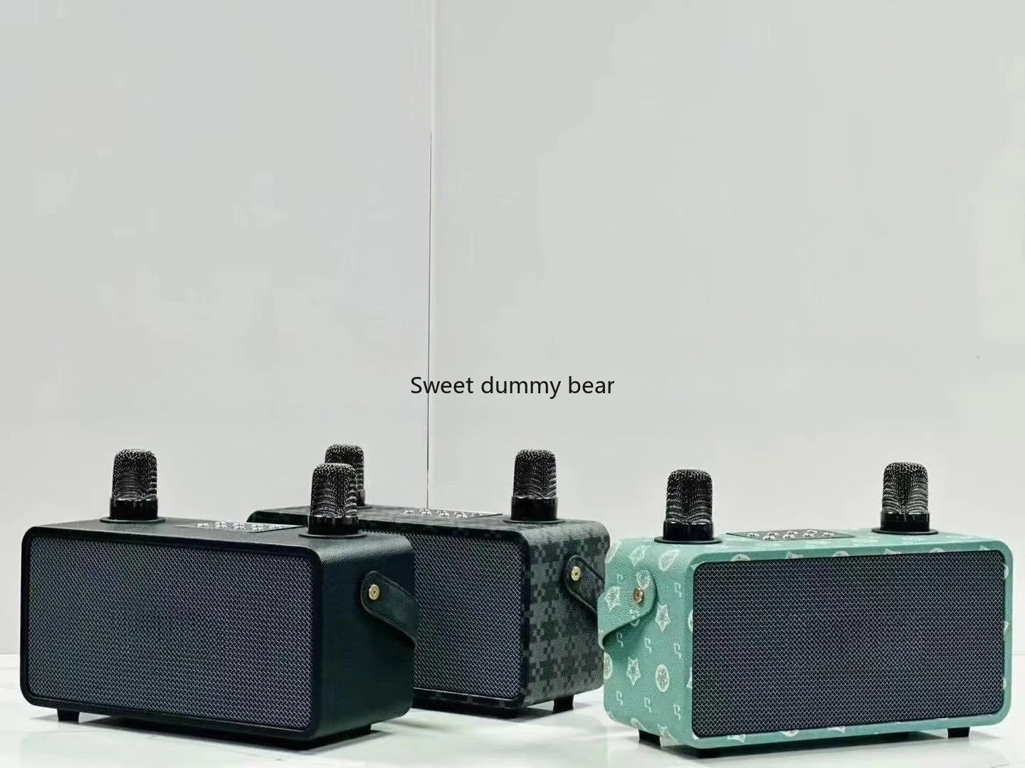 Portable Bluetooth Speaker Outdoor Square Dance Audio, Portable Player Wireless Microphone