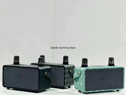 Portable Bluetooth Speaker Outdoor Square Dance Audio, Portable Player Wireless Microphone