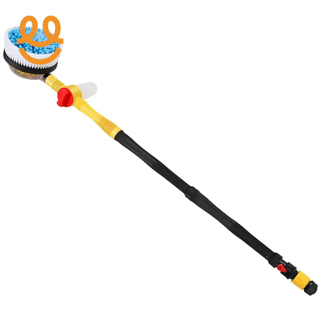 Car Rotary Wash Brush Kit 360 Degree Automatic Rotating Adjustable Dip Wash Brush High Pressure Washer for Vehicle Cleaning