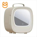 Portable Refrigerator Skin Care Cosmetics Beverage Cosmetics Mini Refrigerator with Mirror