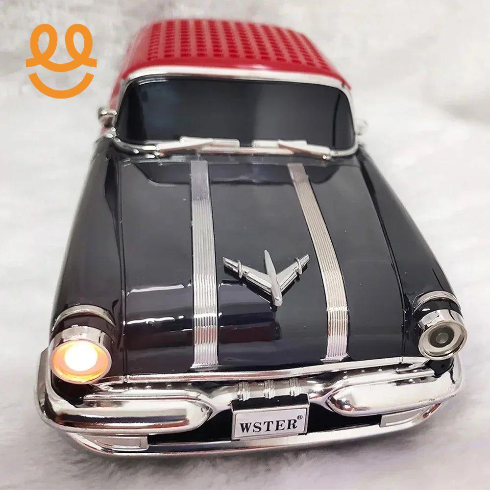 Car Model Portable Subwoofer With Fm Radio Player Handsfree Tws Home Stereo Hifi Audio Classic Wireless BlueTooth Speakers