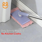 Automatic Face Towel Mop Portable Mini Mop Automatic Paper Towel Replacement Mop For French Window And Dust（Excluding Mop Cloth)