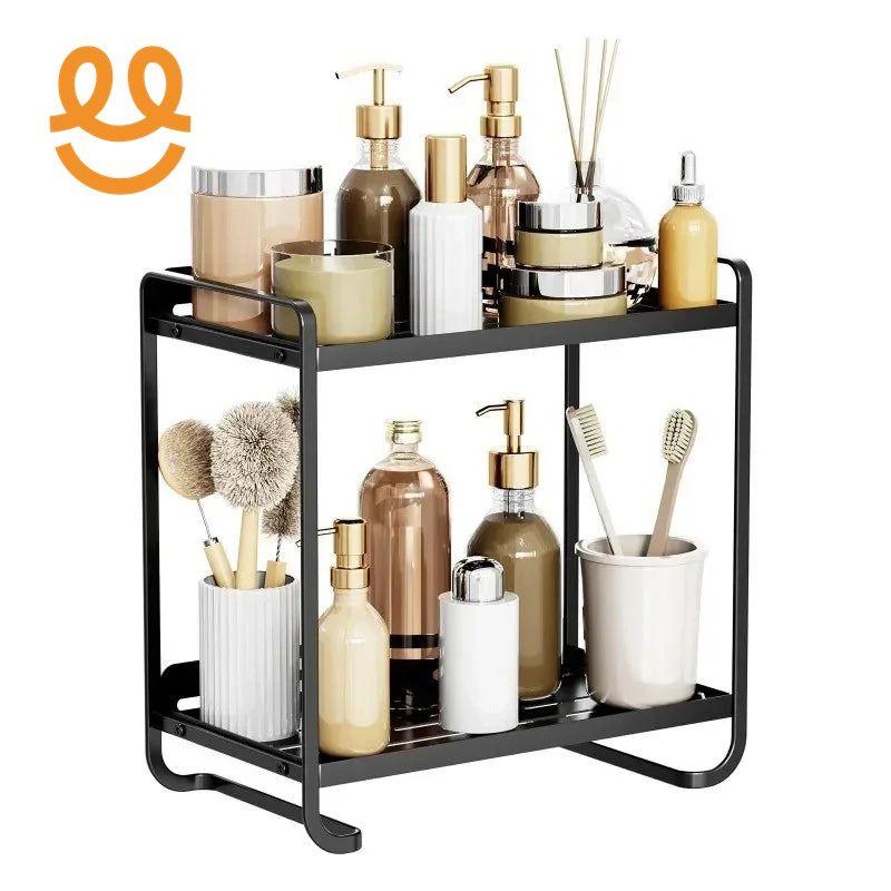 Cosmetics storage box, desktop dresser, bathroom sink rack