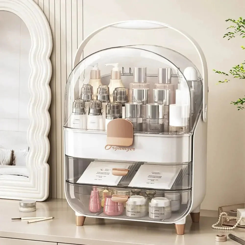 New Layered Storage Cosmetic Storage Box Makeup Organizer