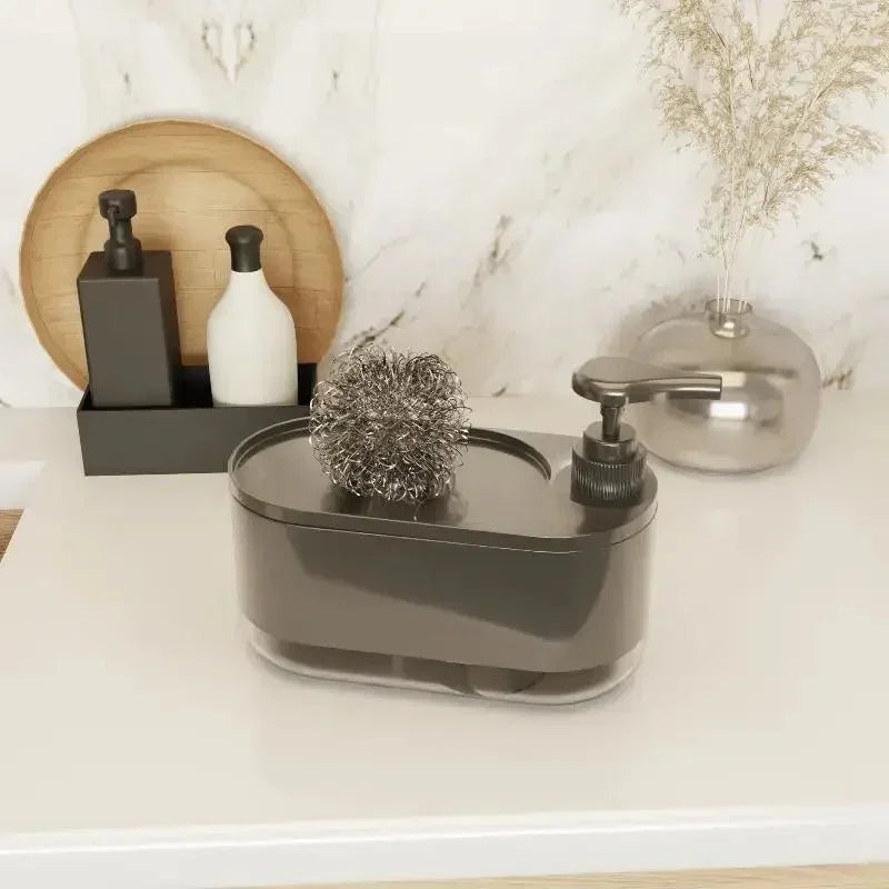 Dishwashing Liquid Press Manual Press Soap Box Hand Soap And Dish Soap Dispenser For Kitchen Sink Detergent Dispenser