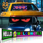 LED Matrix Pixel Panel Display Screen Flexible RGB Car Graffiti Scrolling Text Animation Shop Reminder Light Bluetooth