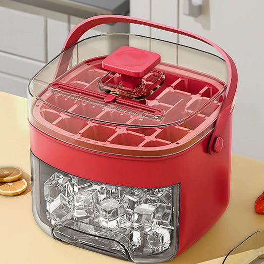 Ice Freezer Tray,Chilling Cube Maker Bin | Large Capacity Ice Making Supplies