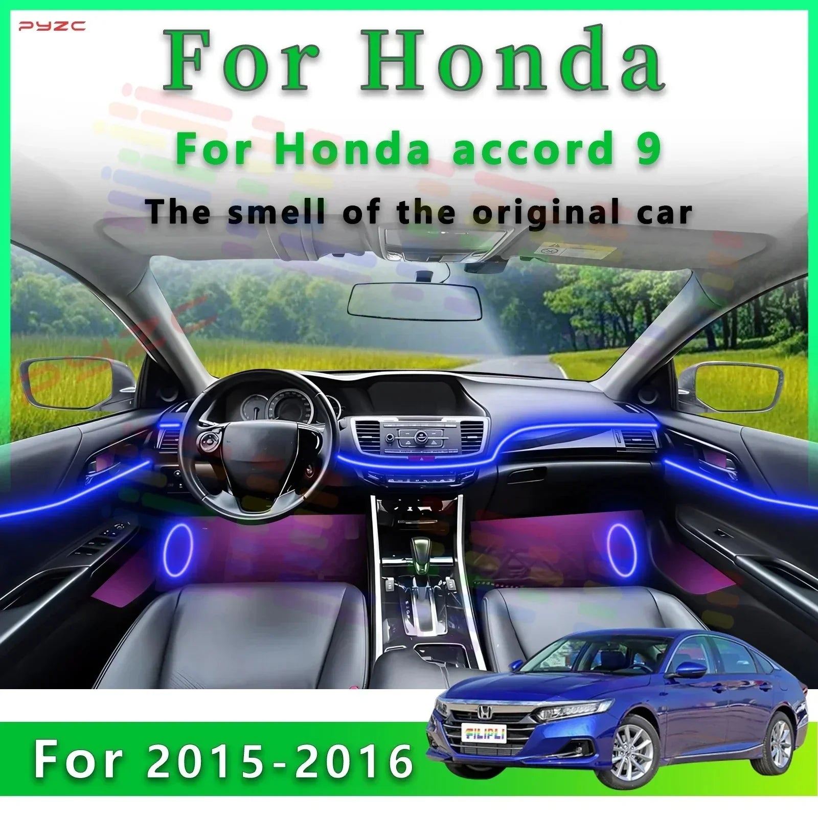 145cm Car Interior Atmosphere Light – Flexible LED Ambient Strip