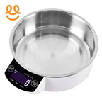Digital Kitchen Scale Baking Scale Measuring Stainless Steel Accurate 5kg/1G Electronic Food Scale for Baking Cooking Kitchen