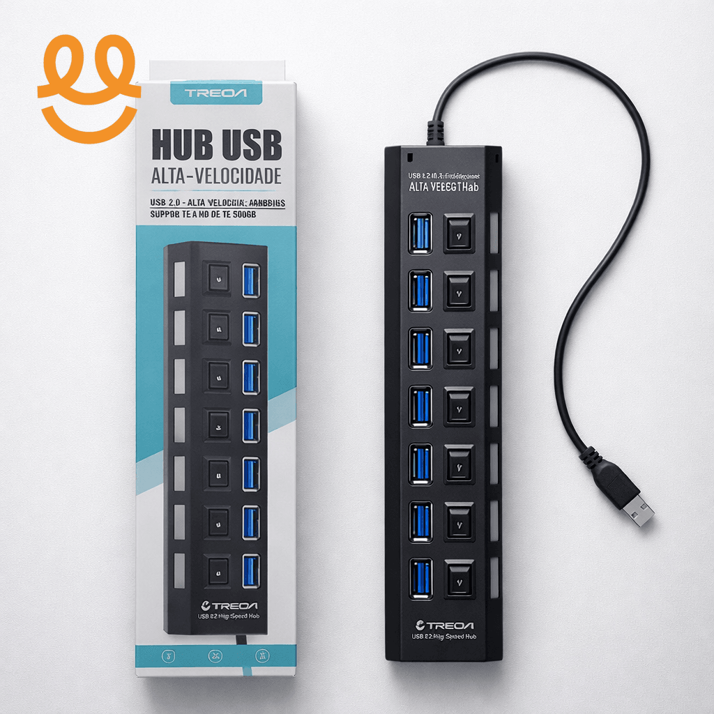 large USB Hub 3.0 Hub USB 2.0 Multi USB Splitter Power Adapter 4/7 Port Multiple Expander 2.0 with Switch for PC Laptop Accessories