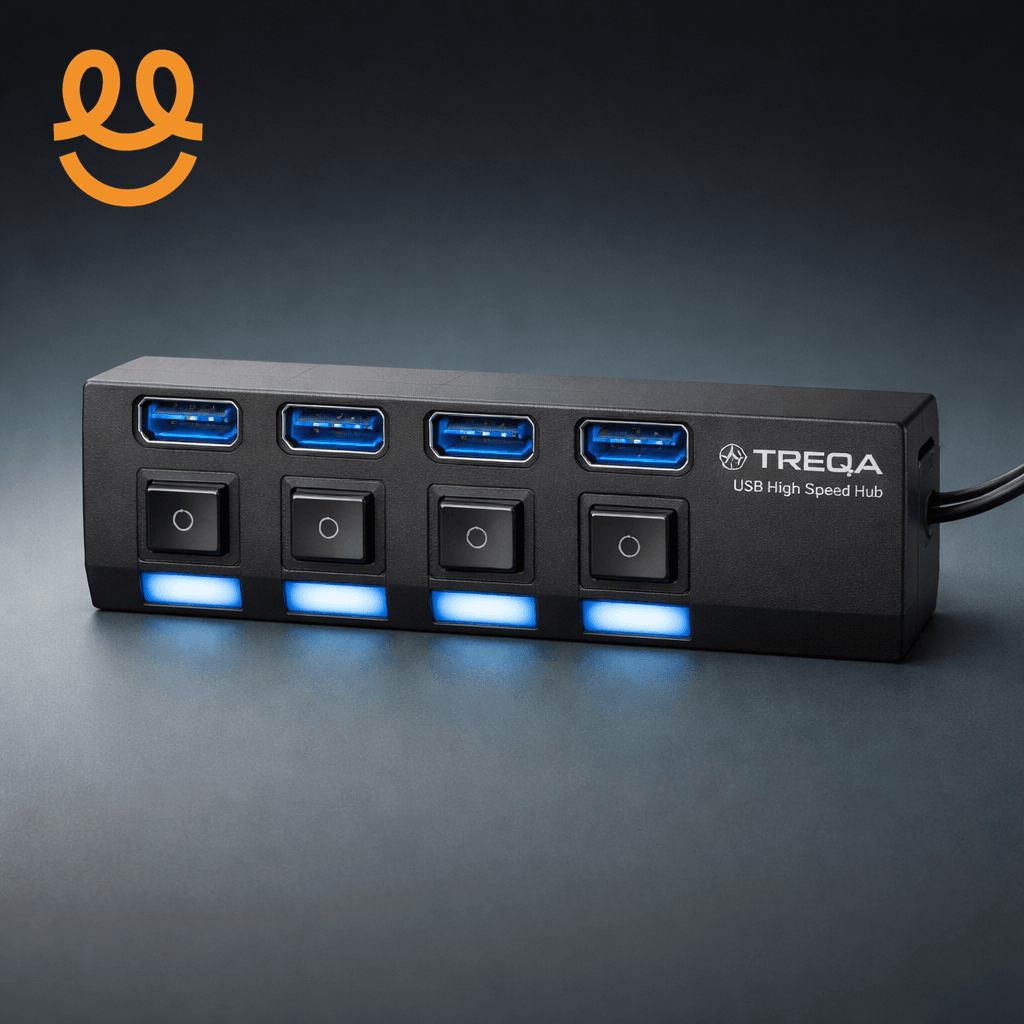 4-Port Usb 2.0 Hub One Drag Four Splitter Hub Plug And Play Mini Small Socket Hub /Usb 4-Port Splitter
