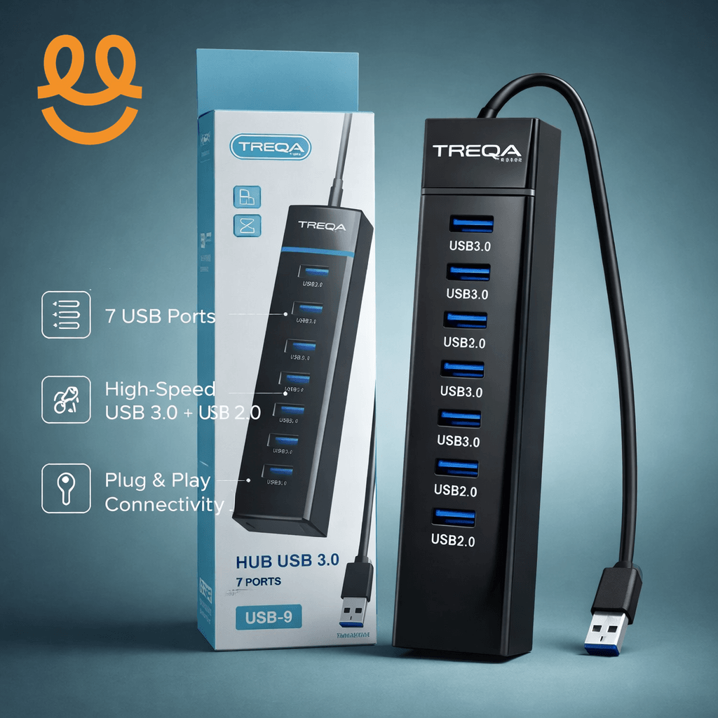 Usb 3.0 Hub Usb Splitter 4 7 Ports Multi Usb Hub 3 0 2.0 Hab Expander 30/120CM Cable Computer Accessories For PC Desktop Laptop