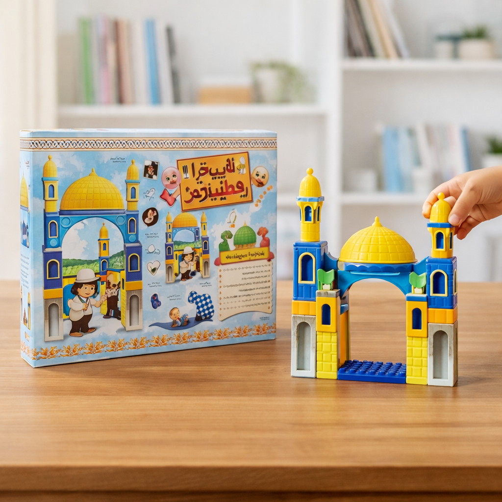 Cardboard Made Kids Mosque Creative Arts Craft Set
