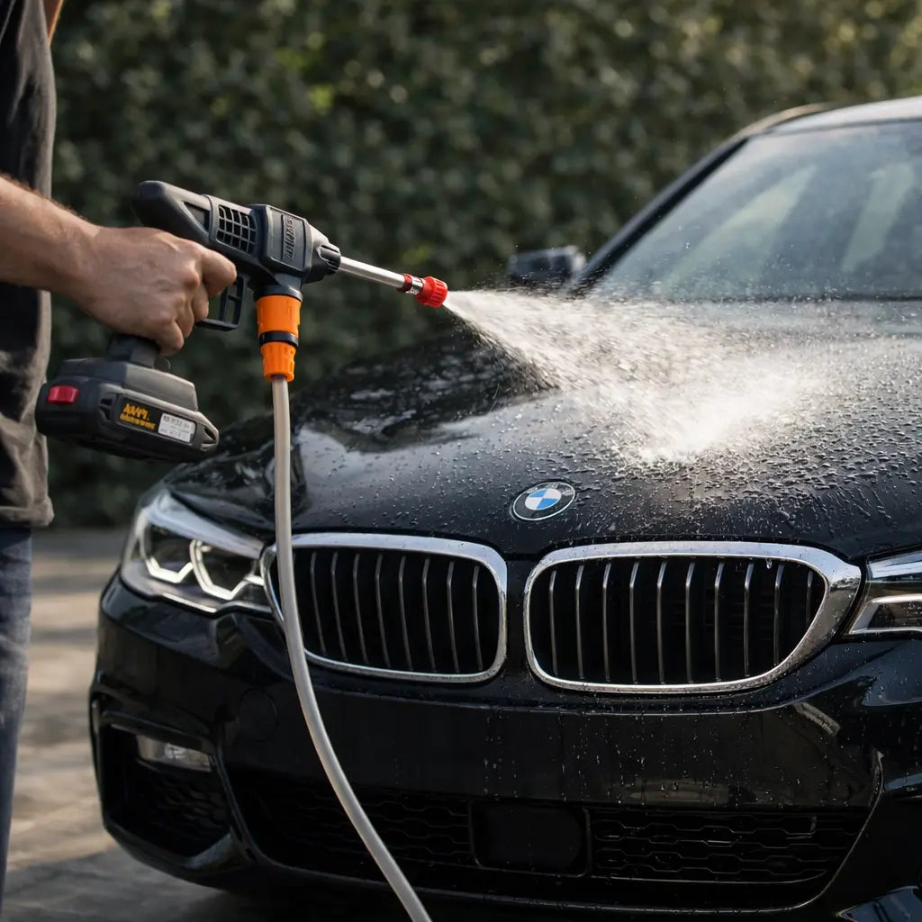 Rechargeable Wireless Car Wash Machine Cordless Car Care High-pressure Cleaning Water Spray Gun Car Washer