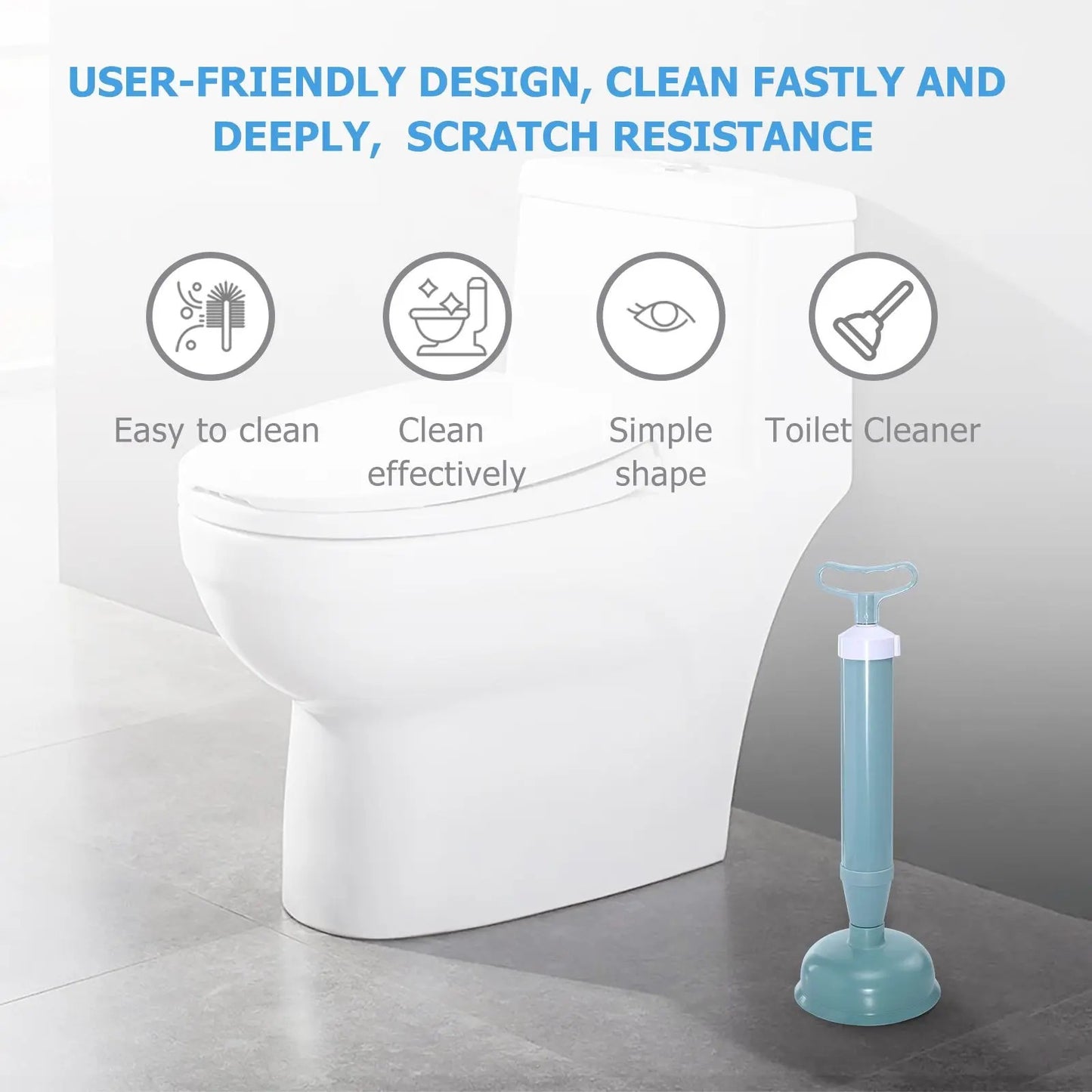 Toilet Suction R om Color Vacuum Cleaner Long H le Unclogging Tool