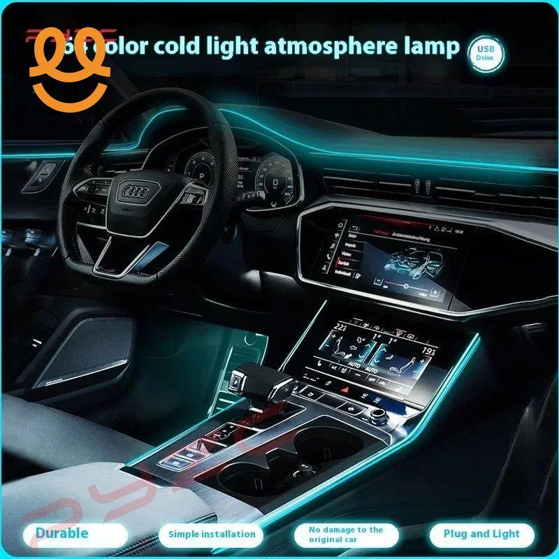 145cm Car Interior Atmosphere Light – Flexible LED Ambient Strip