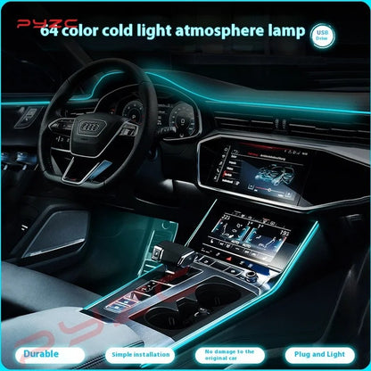 145cm Car Interior Atmosphere Light – Flexible LED Ambient Strip