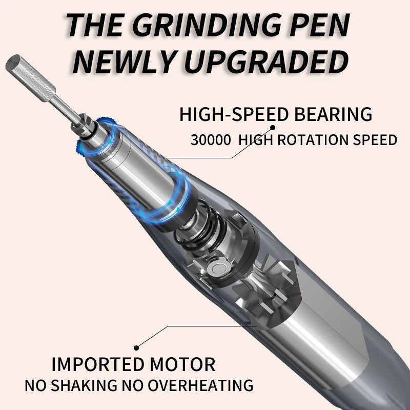 Electric Nail Drill Machine - Gel Motor Sander Polisher Grinder File Limer Toenail Professional Manicure Pedicure Machine