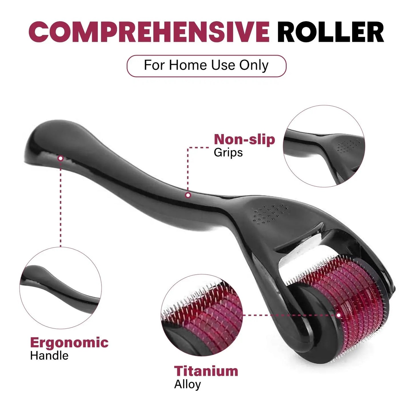 Micro Needling 540 Roller Derma Roller Professional Titanium Dermaroller