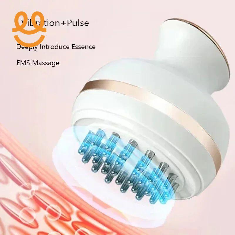 Electric EMS Head Massager Wireless Scalp Massage Promote Hair Growth Kneading Vibration Deep Tissue Relax Body Health Care Tool