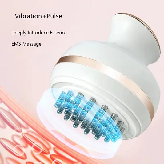 Electric EMS Head Massager Wireless Scalp Massage Promote Hair Growth Kneading Vibration Deep Tissue Relax Body Health Care Tool