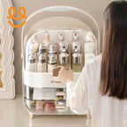 New Layered Storage Cosmetic Storage Box Makeup Organizer | With Free Bear Gift