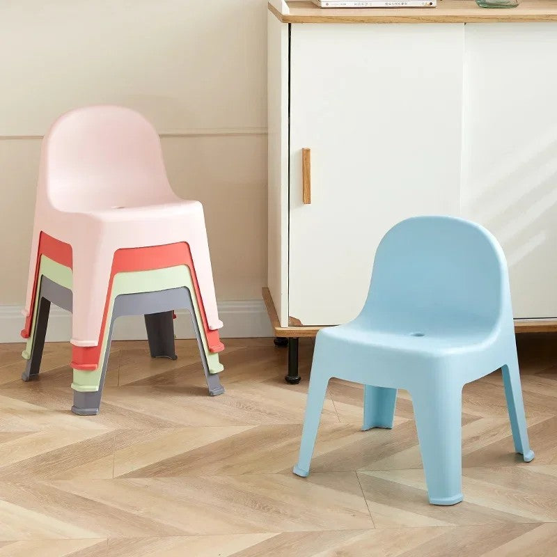 Children's Chair Thickened Kindergarten Armchair Baby Dining Chair Plastic Small Chair Bench Small Stool Household Non-Slip