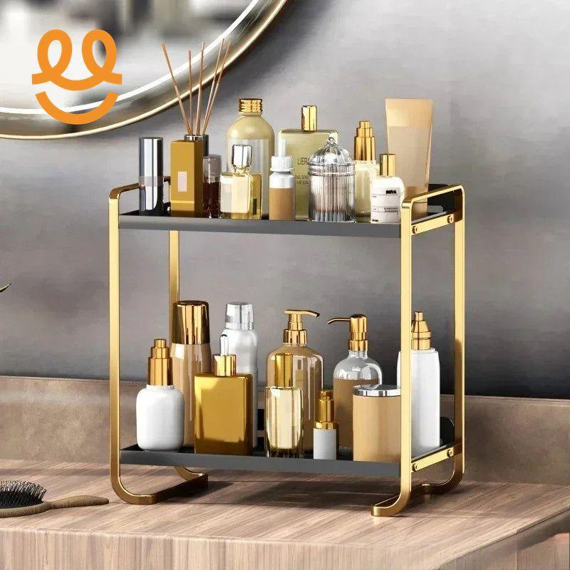 Cosmetics storage box, desktop dresser, bathroom sink rack