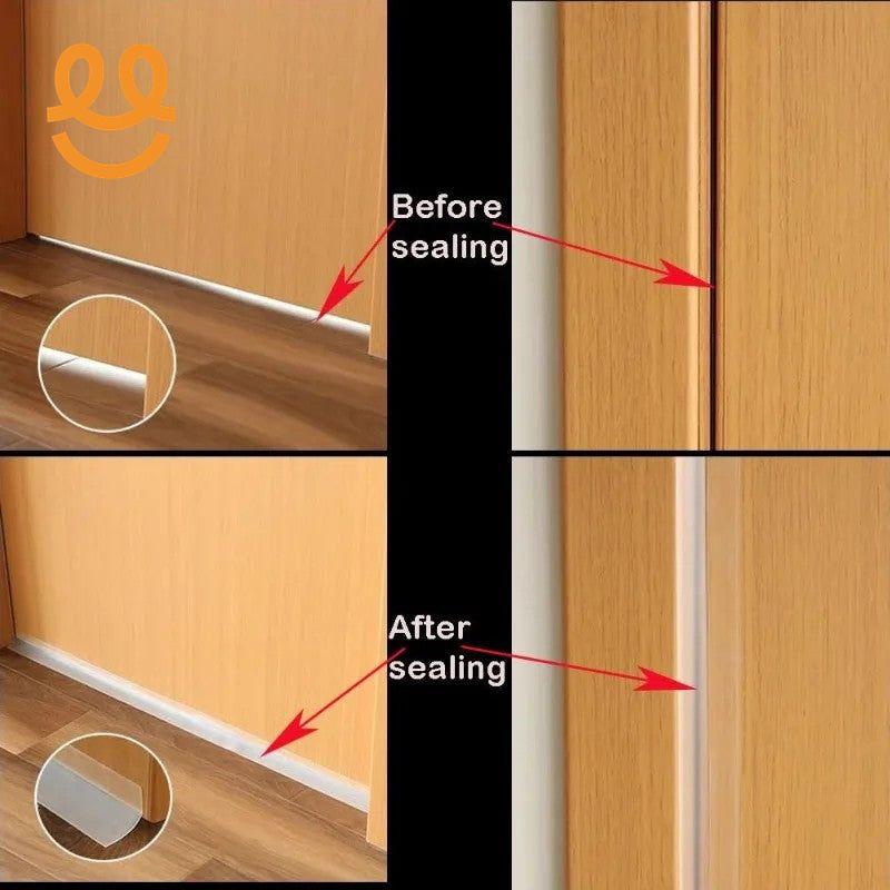 3M Window Sealing Strip Self Adhesive Weather Stripping Silicone Door Bottom Seal Strip Tape for Gaps of House Glass Shower Window